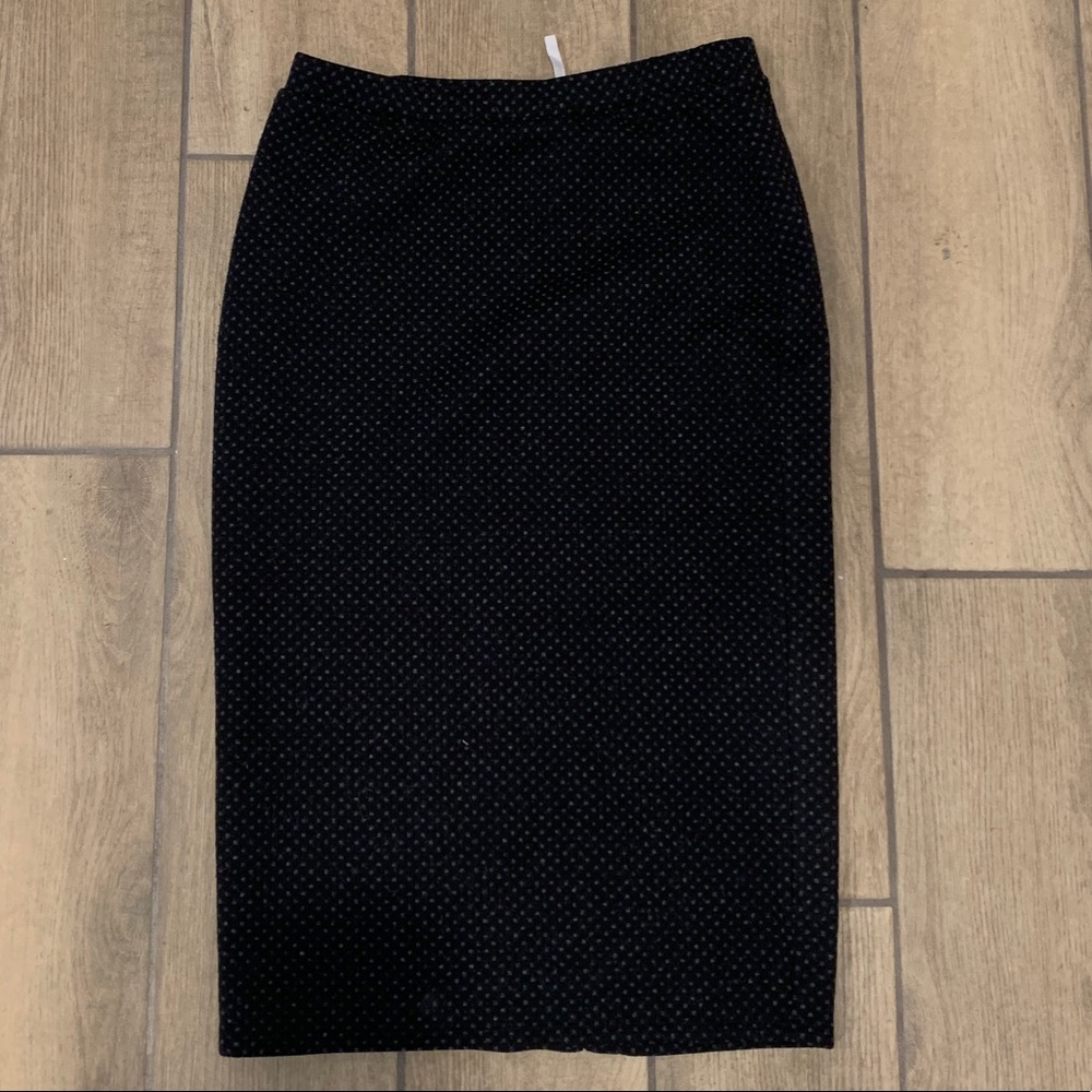 Free People polka dot pencil skirt